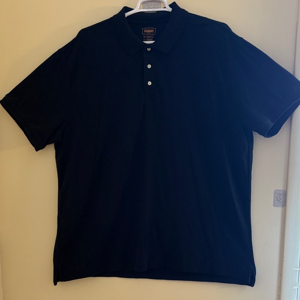 The Foundry Supply Co. Men's Black Polo Shirt 3 3XL Great Condition!!